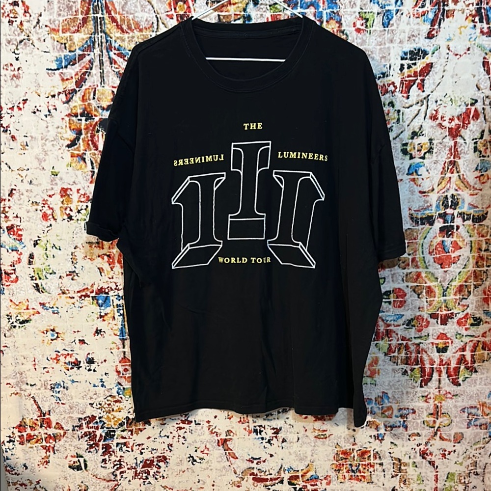 The Lumineers World Tour Black T-Shirt
